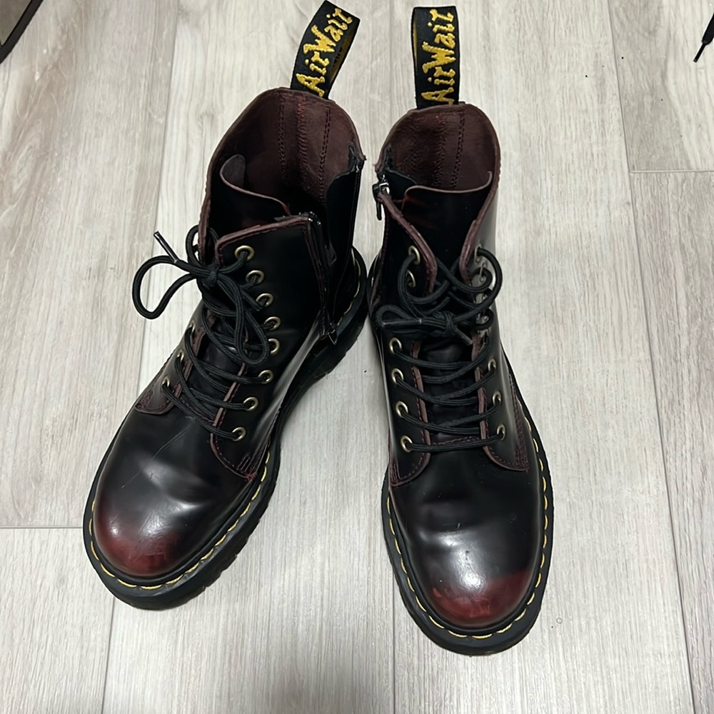 Dr Martens Jadon Platform Burgundy/Oxblood